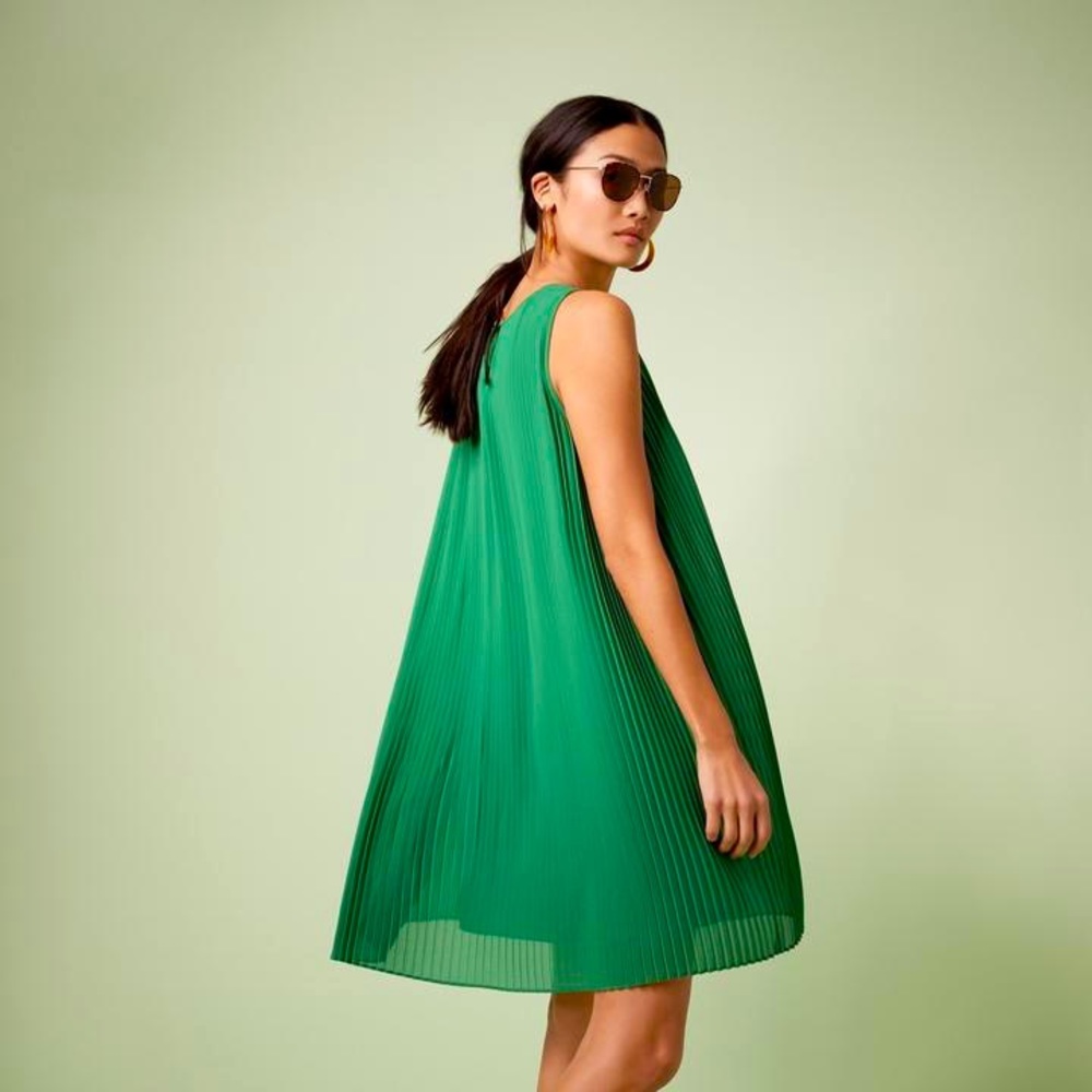 Banana Republic Pleated Mini Dress
